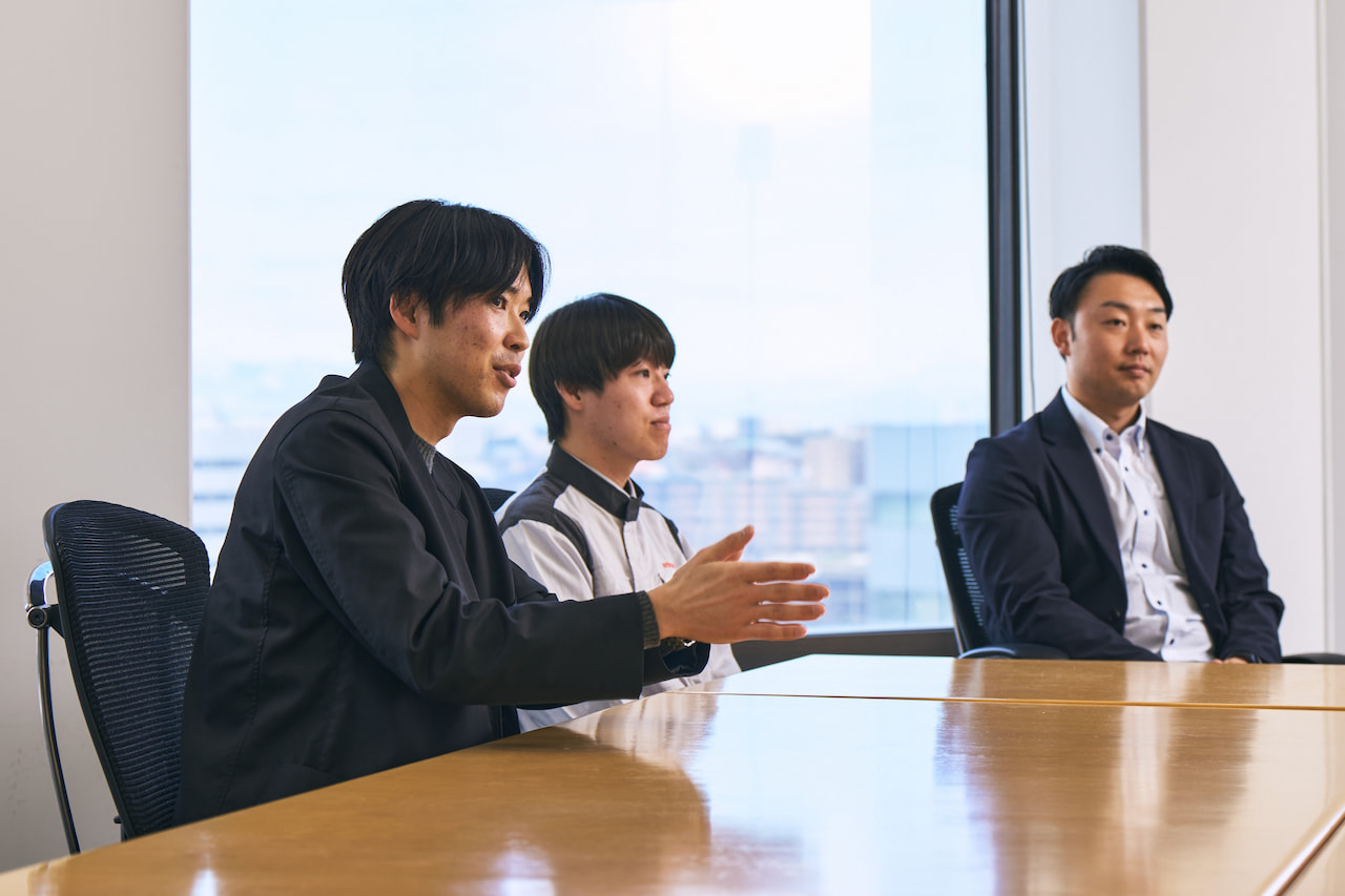  「就職活動時にオカムラのDNA『協同の工業』に強く惹かれたことを思い出した」（萩原）