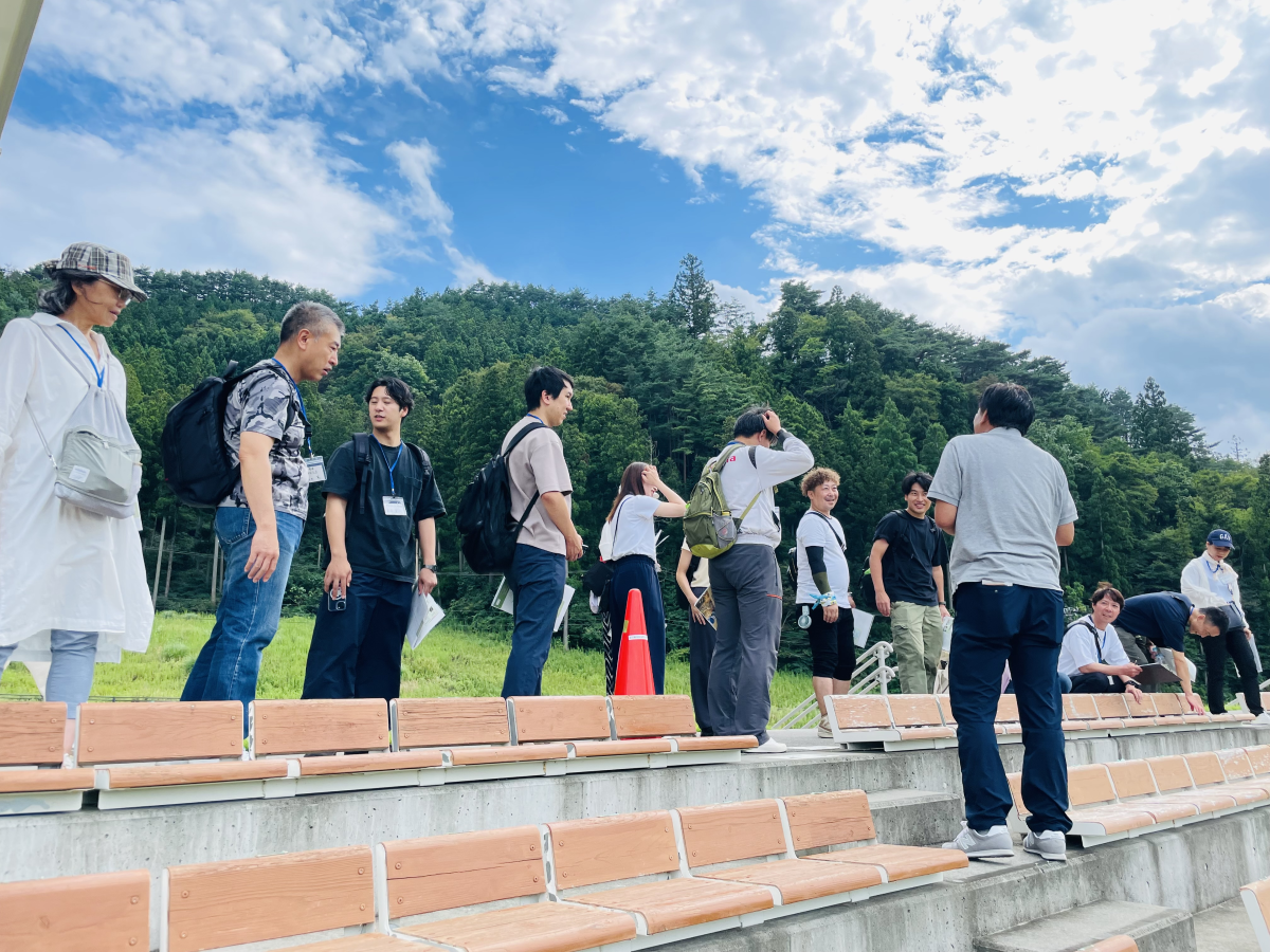 釜石鵜住居復興スタジアムに納品したベンチ