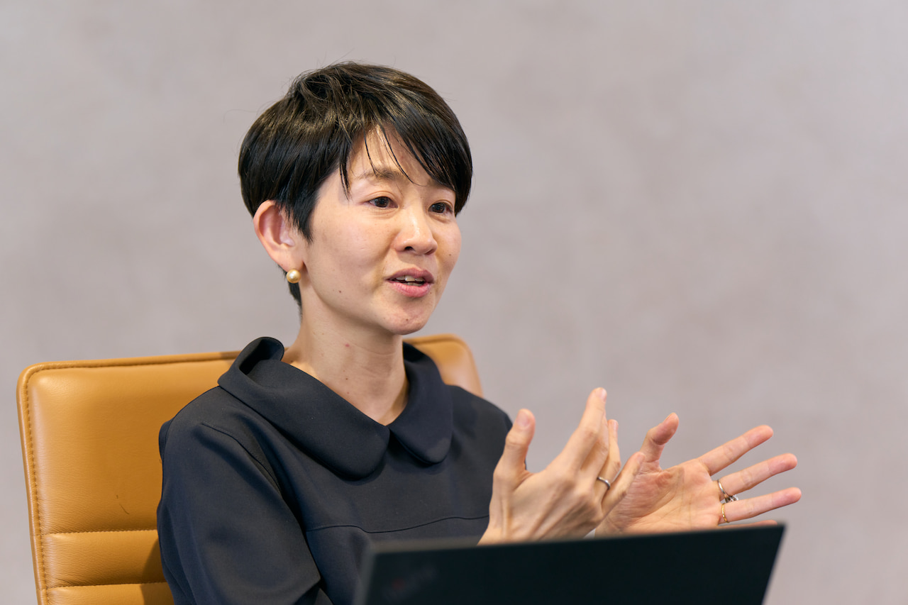 「学生時代から働くことを意識して、自分で考え、動ける力を育んでほしい」（花田）