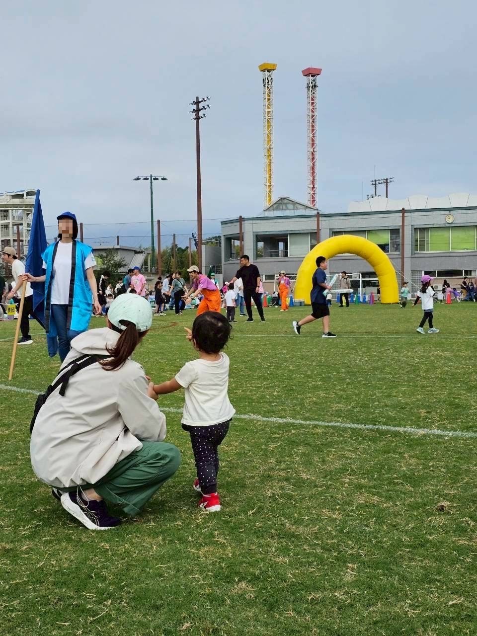 娘のはじめての運動会