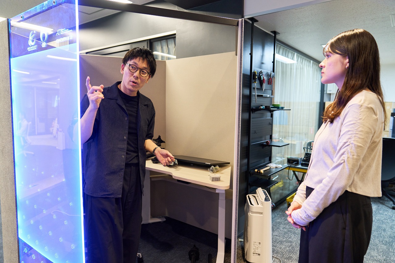 作業ブースはオペレーターの働きやすさも考慮