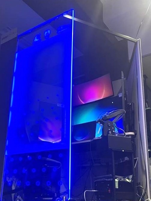 大阪大学と共同開発中のPROGRESS ONE用作業ブース