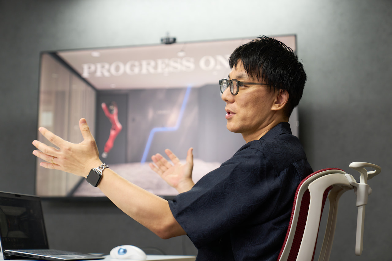 「既存事業を超えて、宇宙のような新分野まで広げたい」（渡邊）