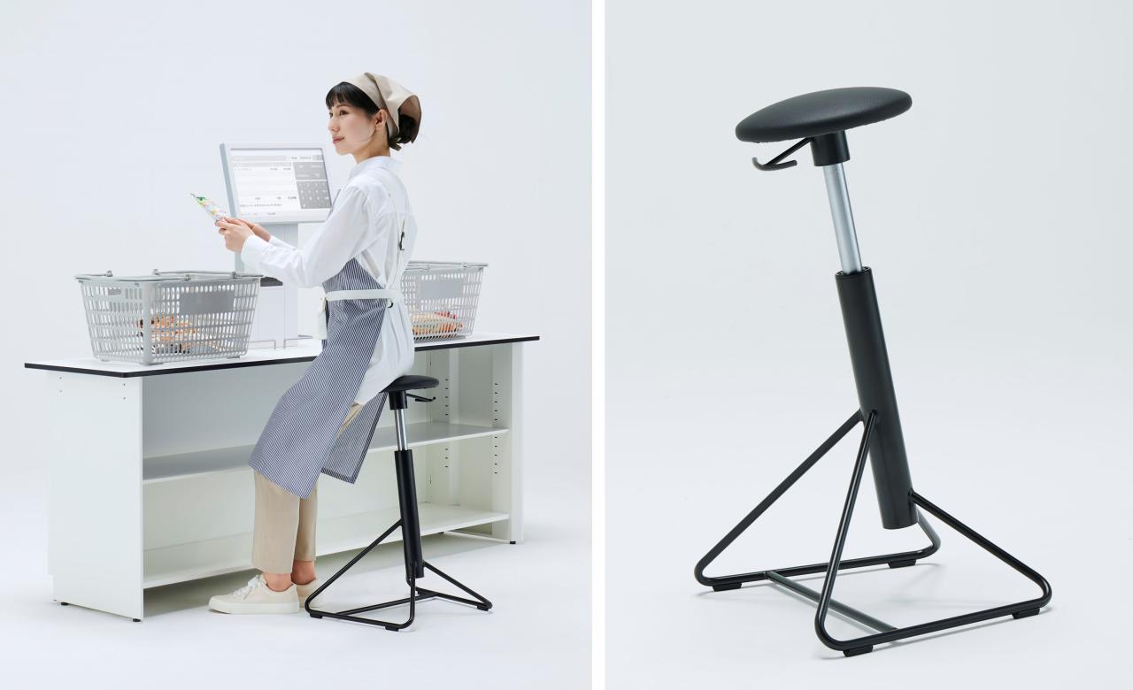 オカムラの商環境製品としても、レジサポートツール「Saporta（サポルタ）」を開発・発売