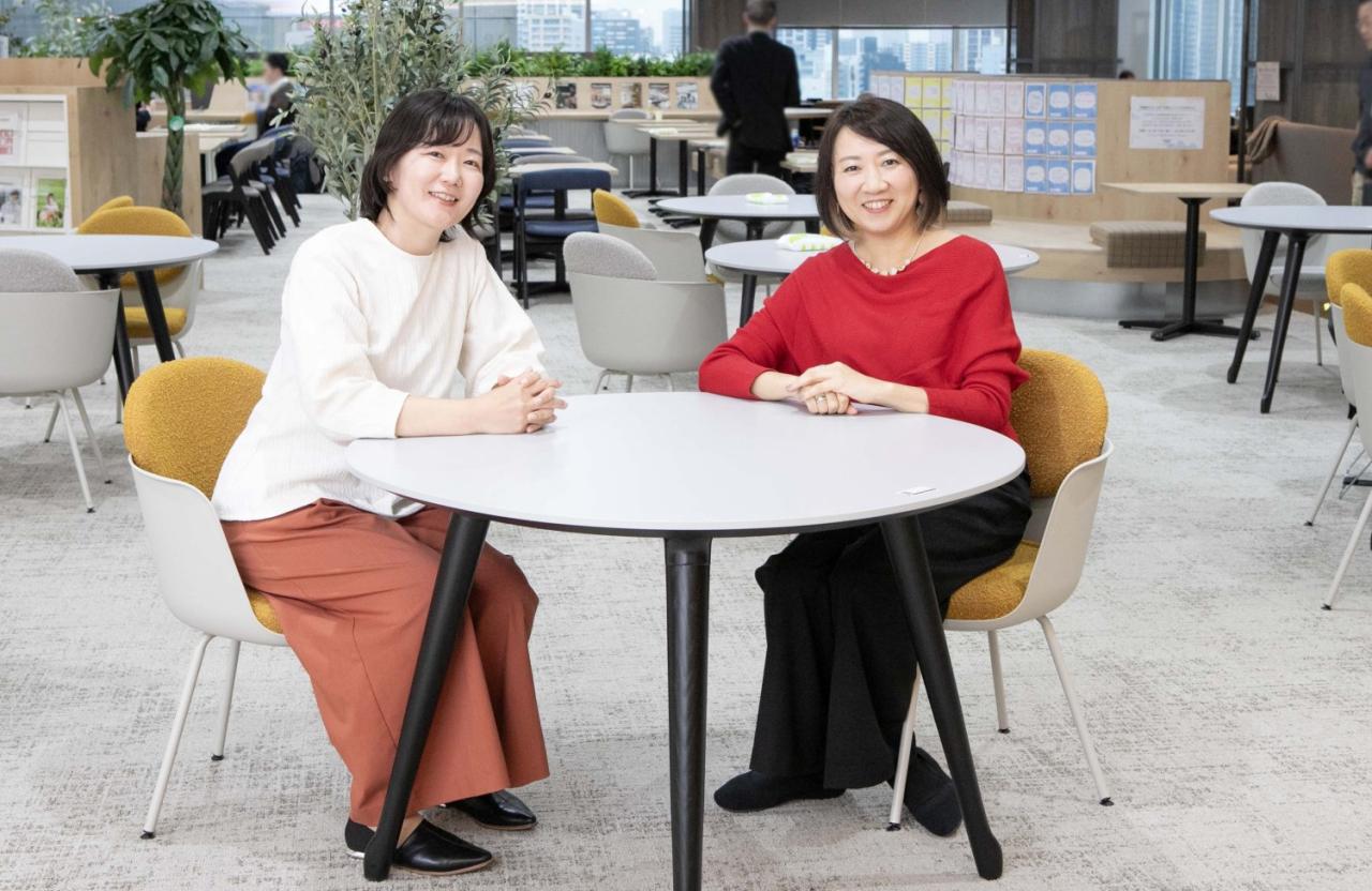 対談が行われたのは2025年8月に商環境事業本部が移転した浜離宮三井ビルディングの10階フロア