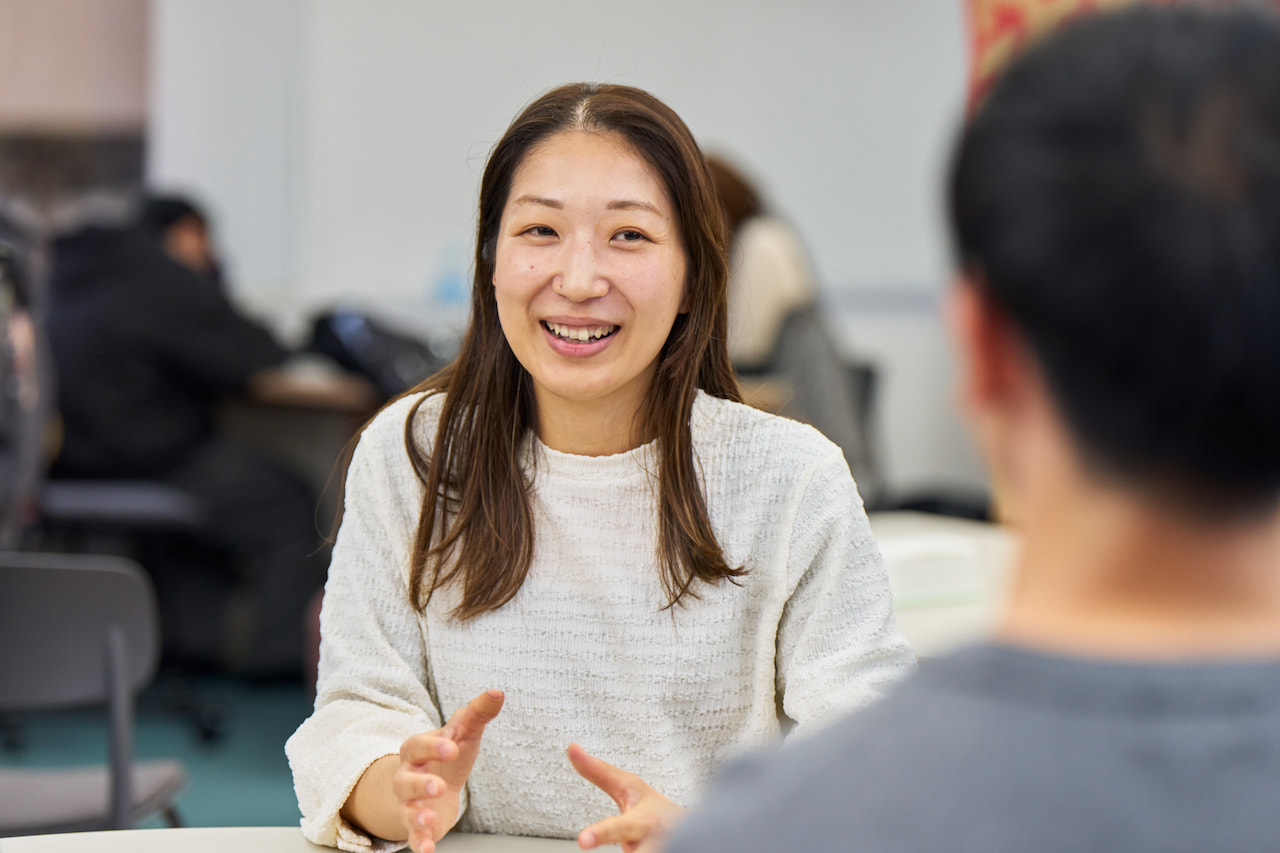 「将来顧客となりうる若い世代と接点を持てることも重要。就職の際にもオカムラを思い出してもらえたら」（鹿島）